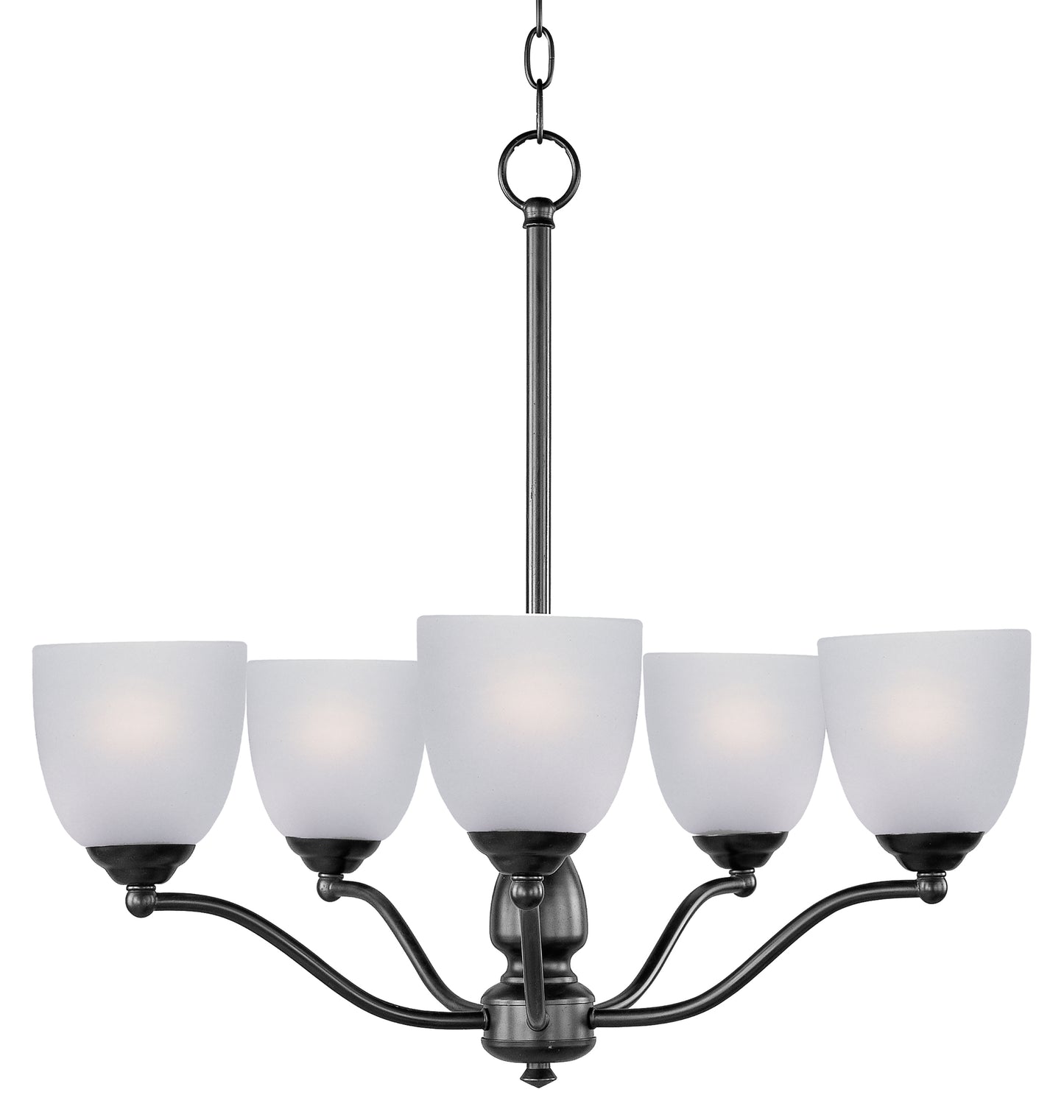 Stefan 5-Light Chandelier Black by Maxim Lighting