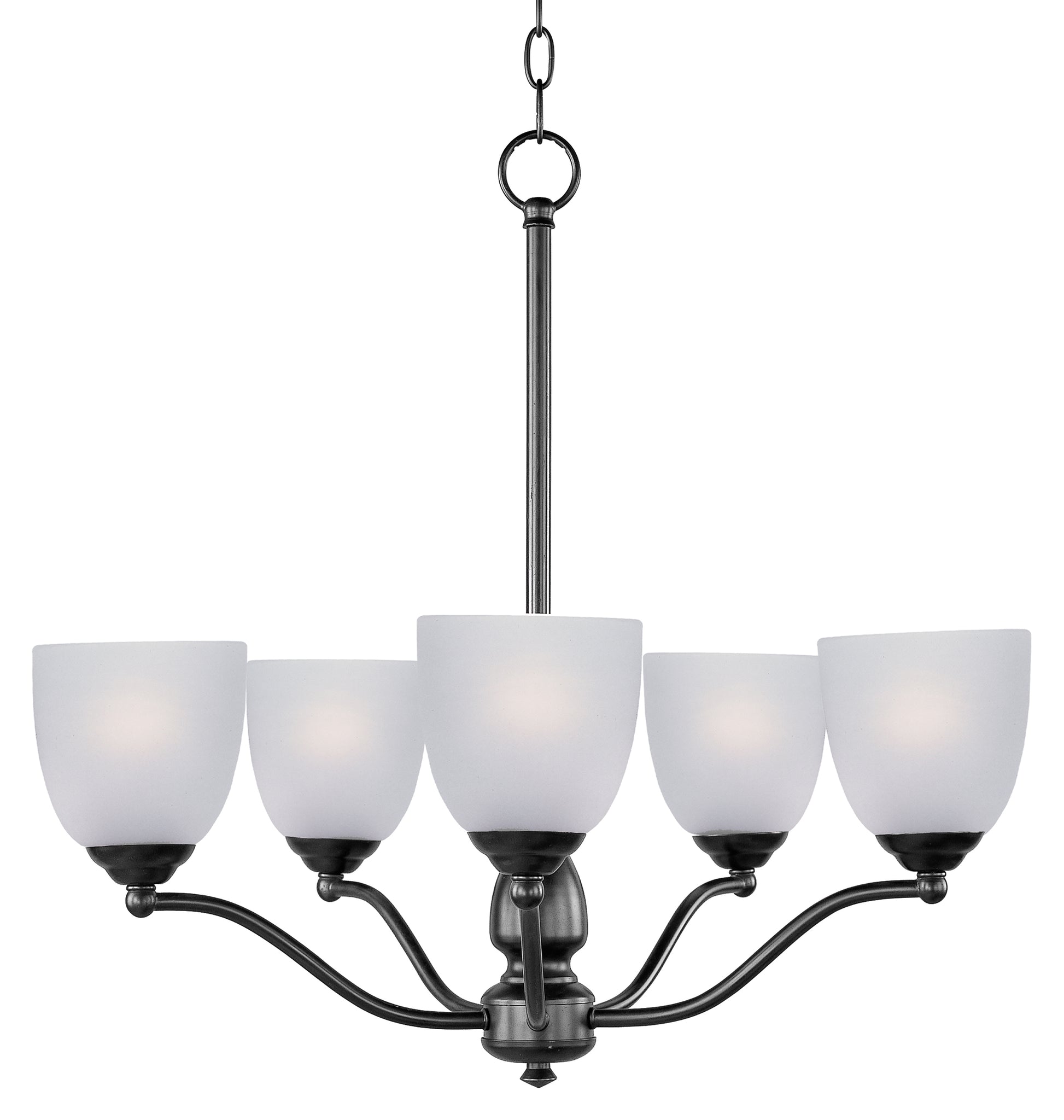 Stefan 5-Light Chandelier Black by Maxim Lighting