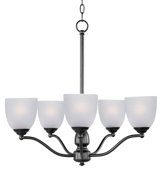 Stefan 5-Light Chandelier Black by Maxim Lighting