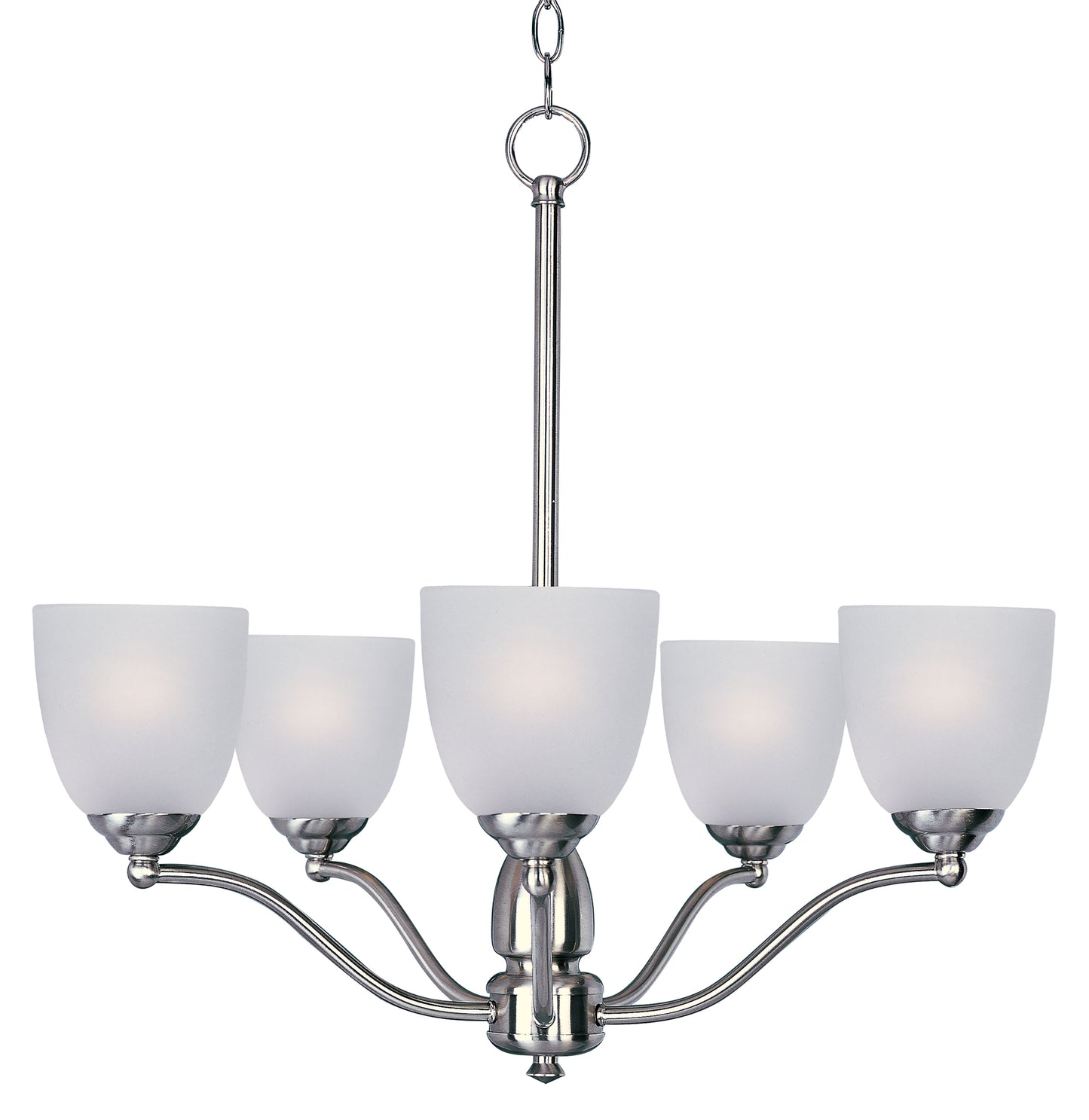 Stefan 5-Light Chandelier Satin Nickel by Maxim Lighting