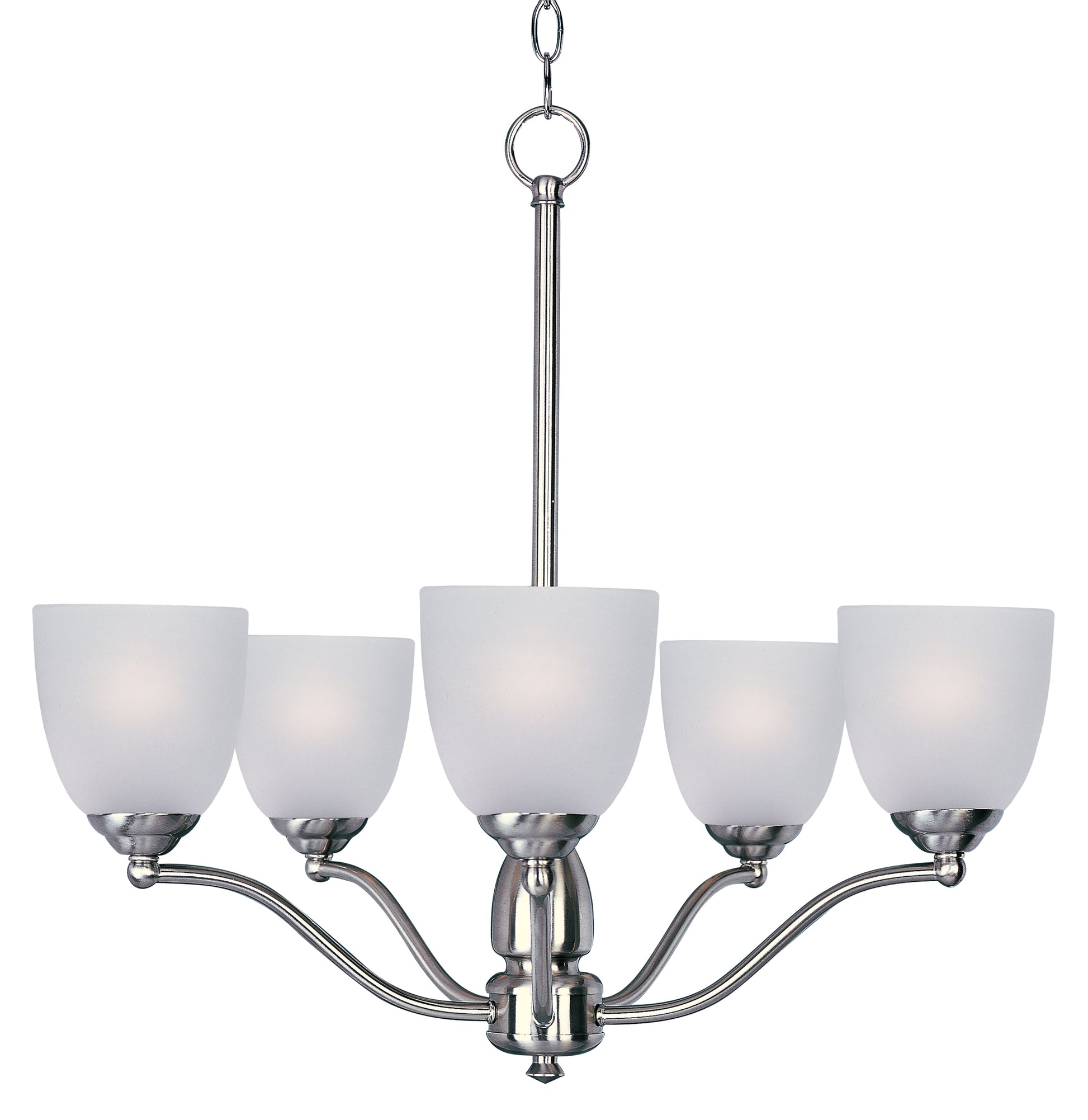 Stefan 5-Light Chandelier Satin Nickel by Maxim Lighting