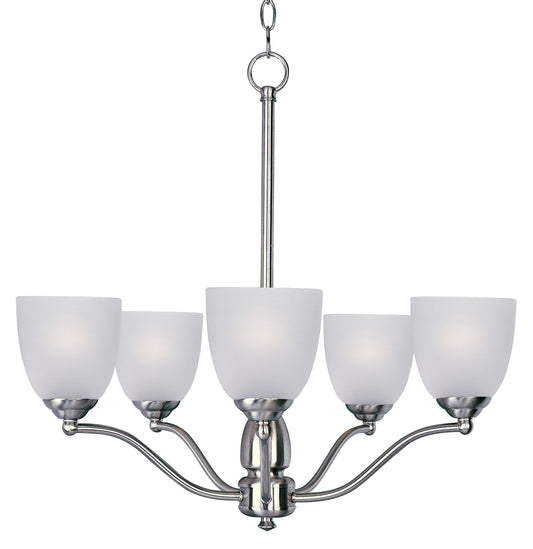 Stefan 5-Light Chandelier Satin Nickel by Maxim Lighting