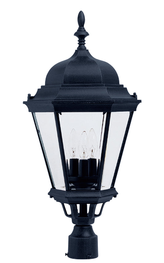 Westlake Cast 3-Light Outdoor Pole/Post Lantern Black by Maxim Lighting
