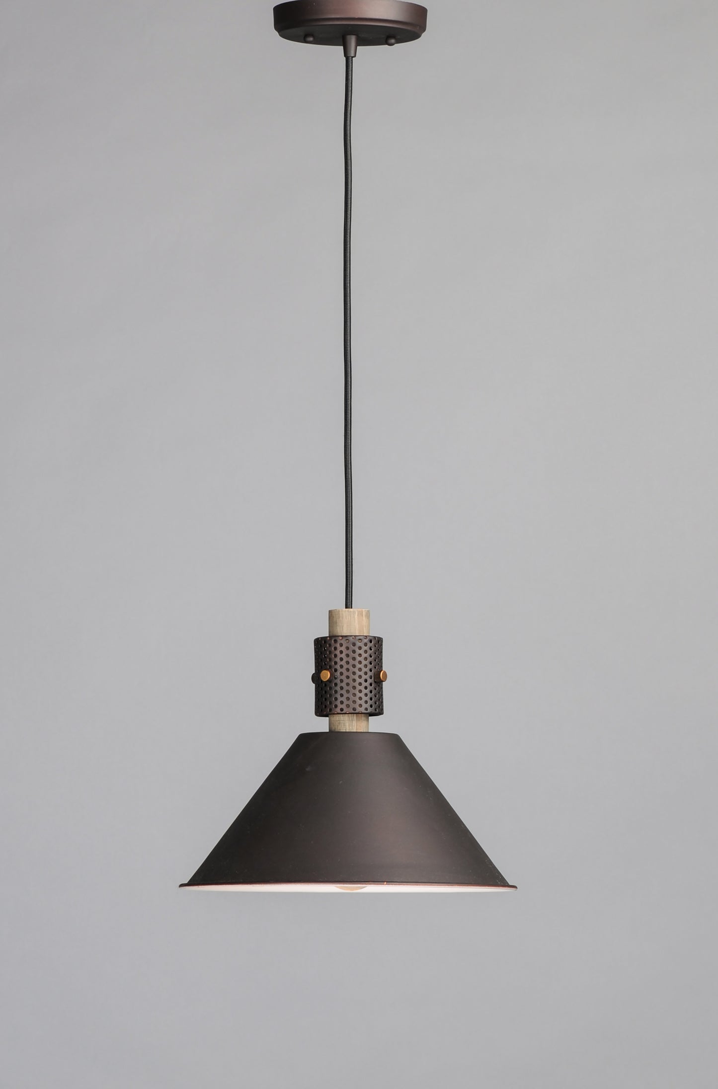 Tucson Pendant Oil Rubbed Bronze/Weathered Wood by Maxim Lighting