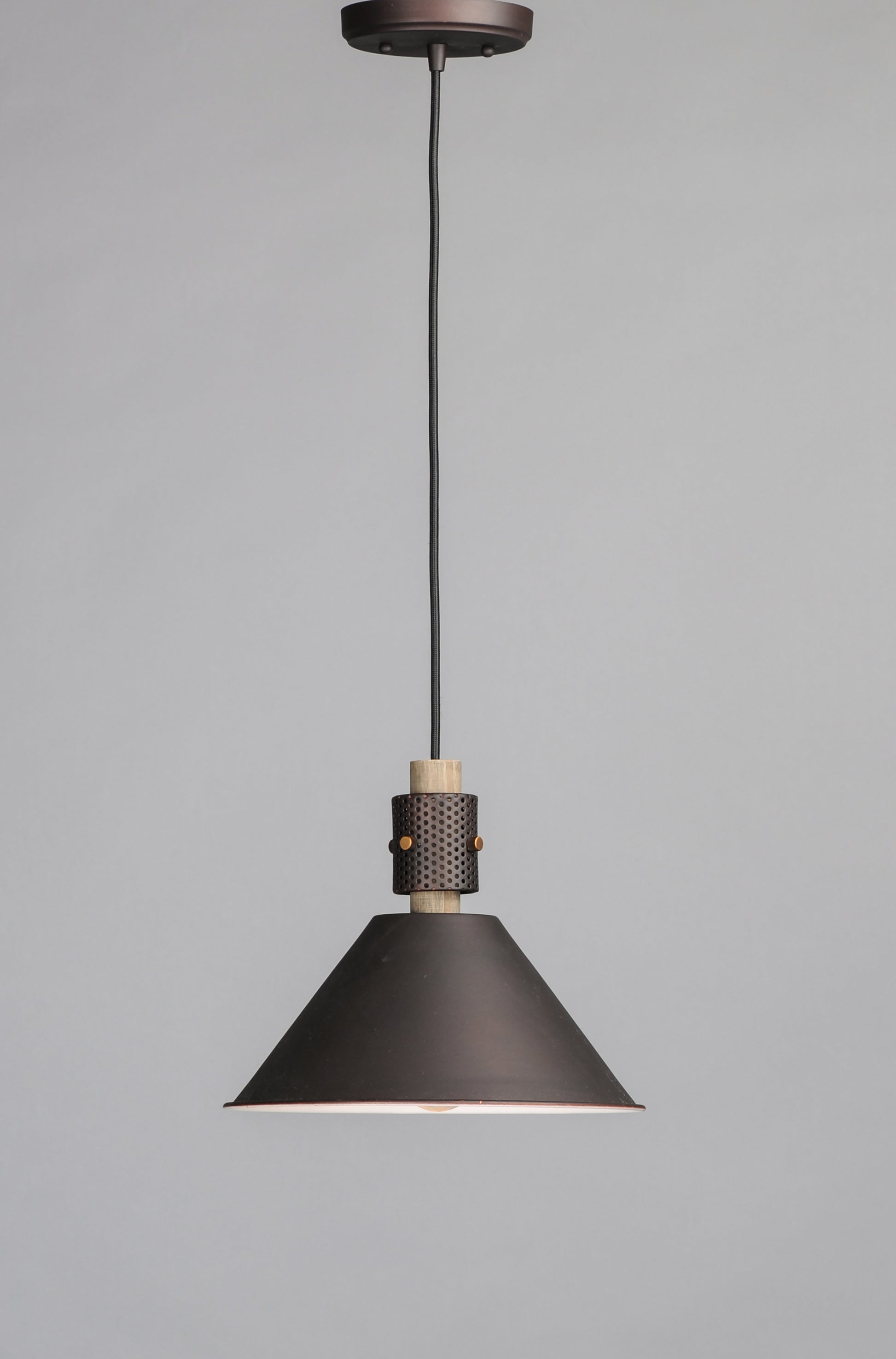 Tucson Pendant Oil Rubbed Bronze/Weathered Wood by Maxim Lighting