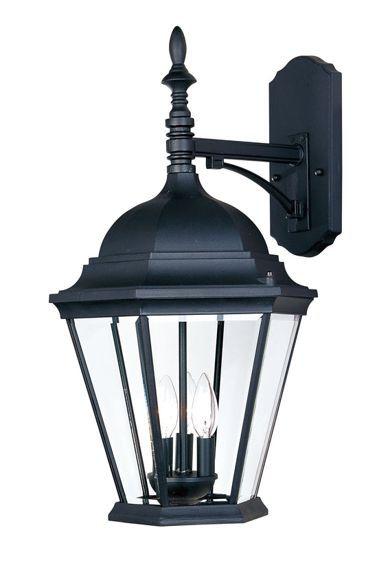 Westlake Cast 3-Light Outdoor Wall Lantern Black by Maxim Lighting