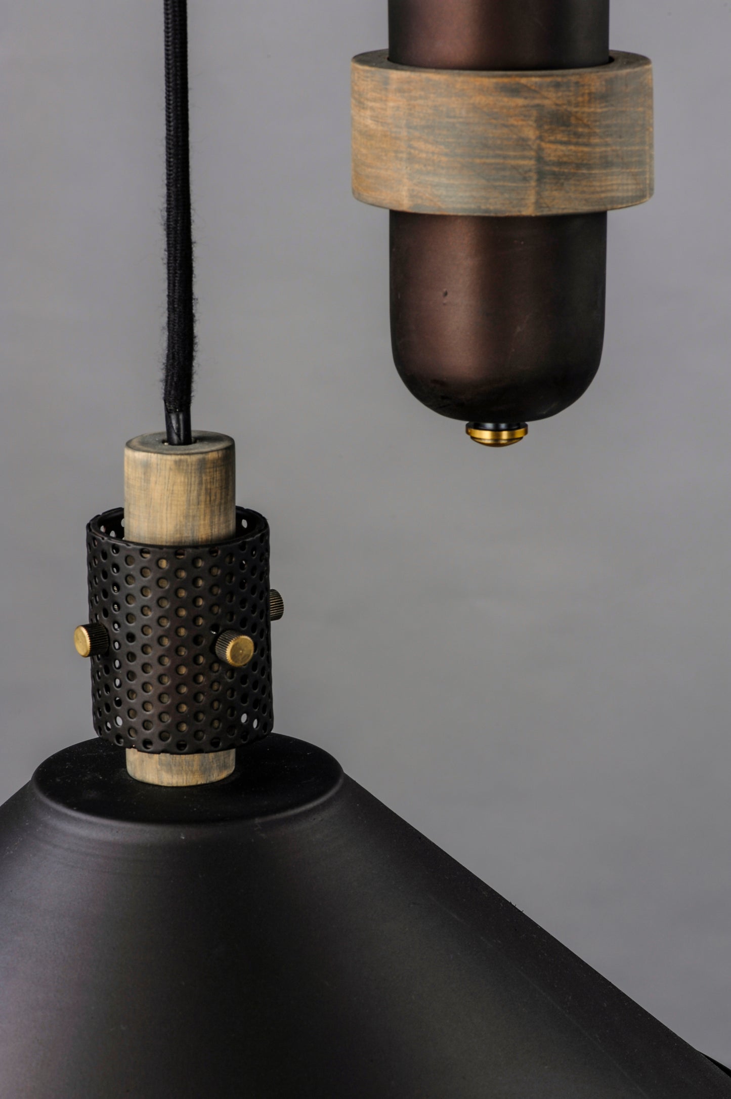 Tucson Pendant Oil Rubbed Bronze/Weathered Wood by Maxim Lighting