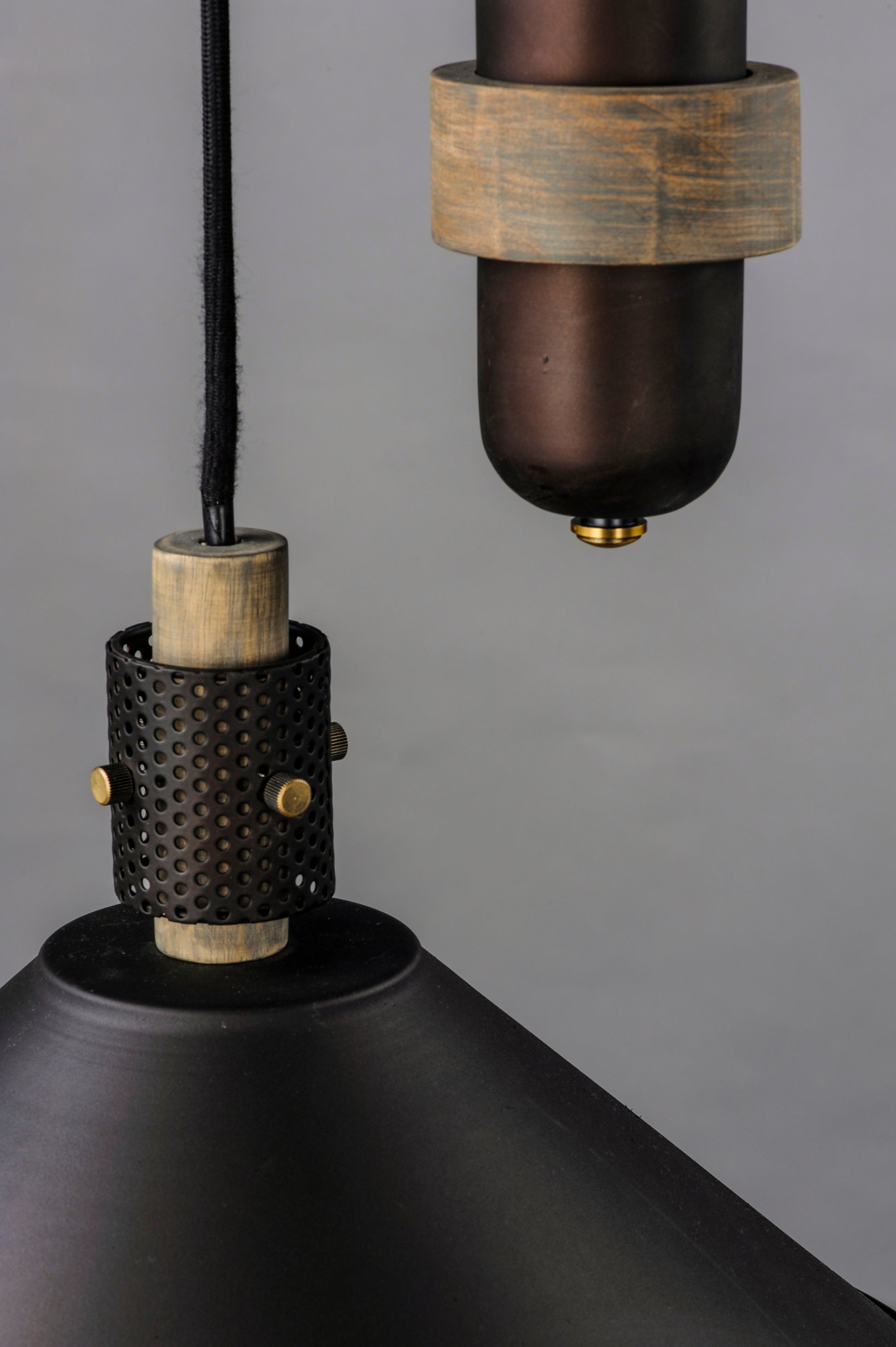 Tucson Pendant Oil Rubbed Bronze/Weathered Wood by Maxim Lighting