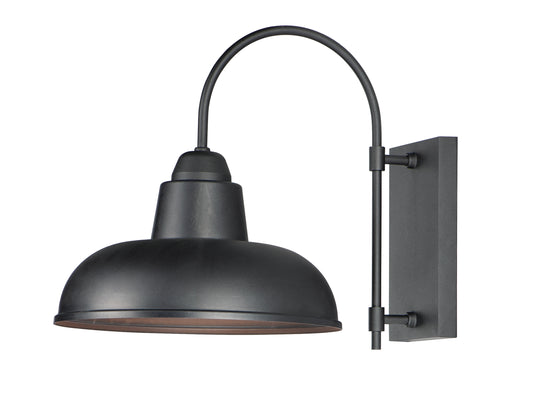 Industrial Outdoor Wall Sconce Black by Maxim Lighting