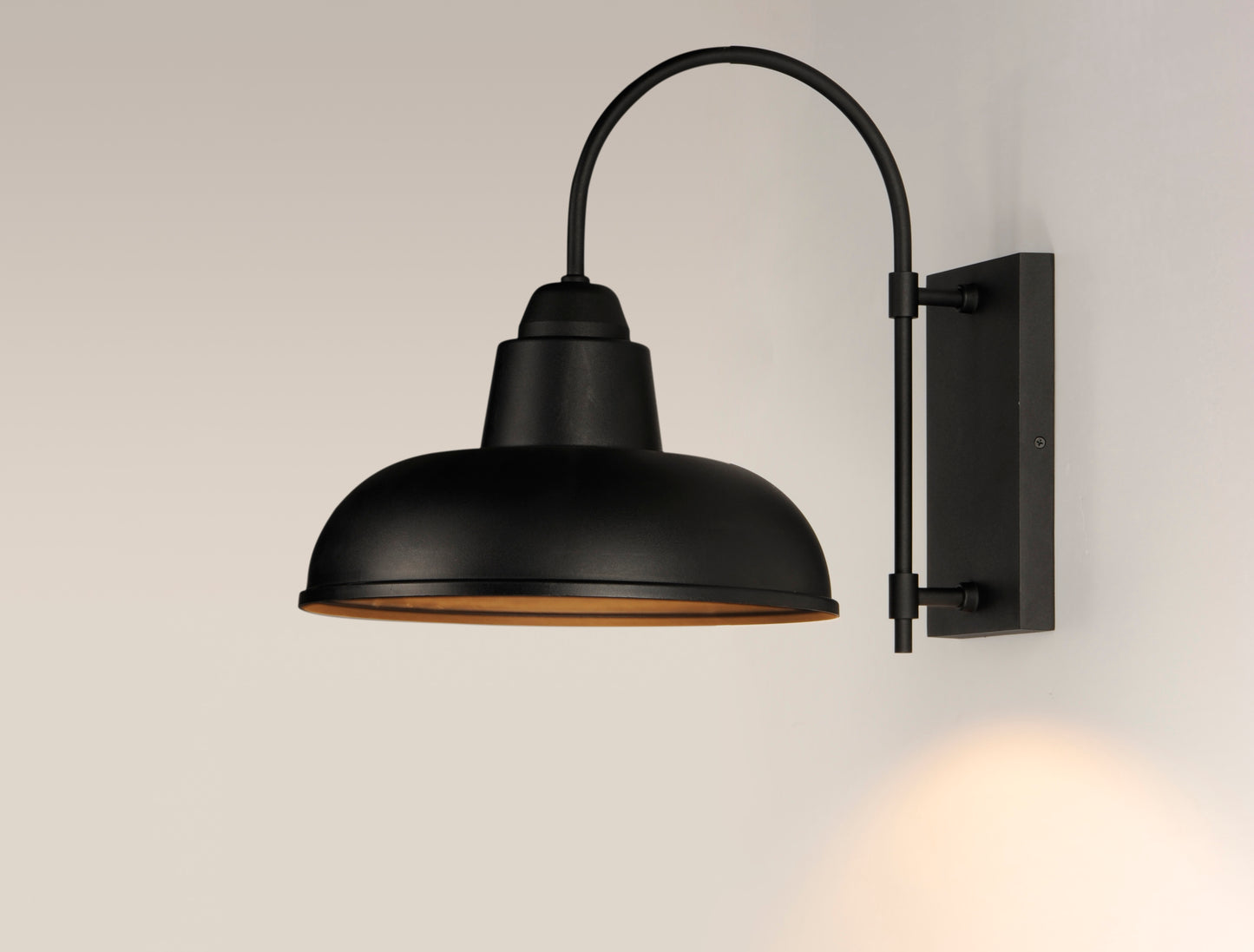 Industrial Outdoor Wall Sconce Black by Maxim Lighting