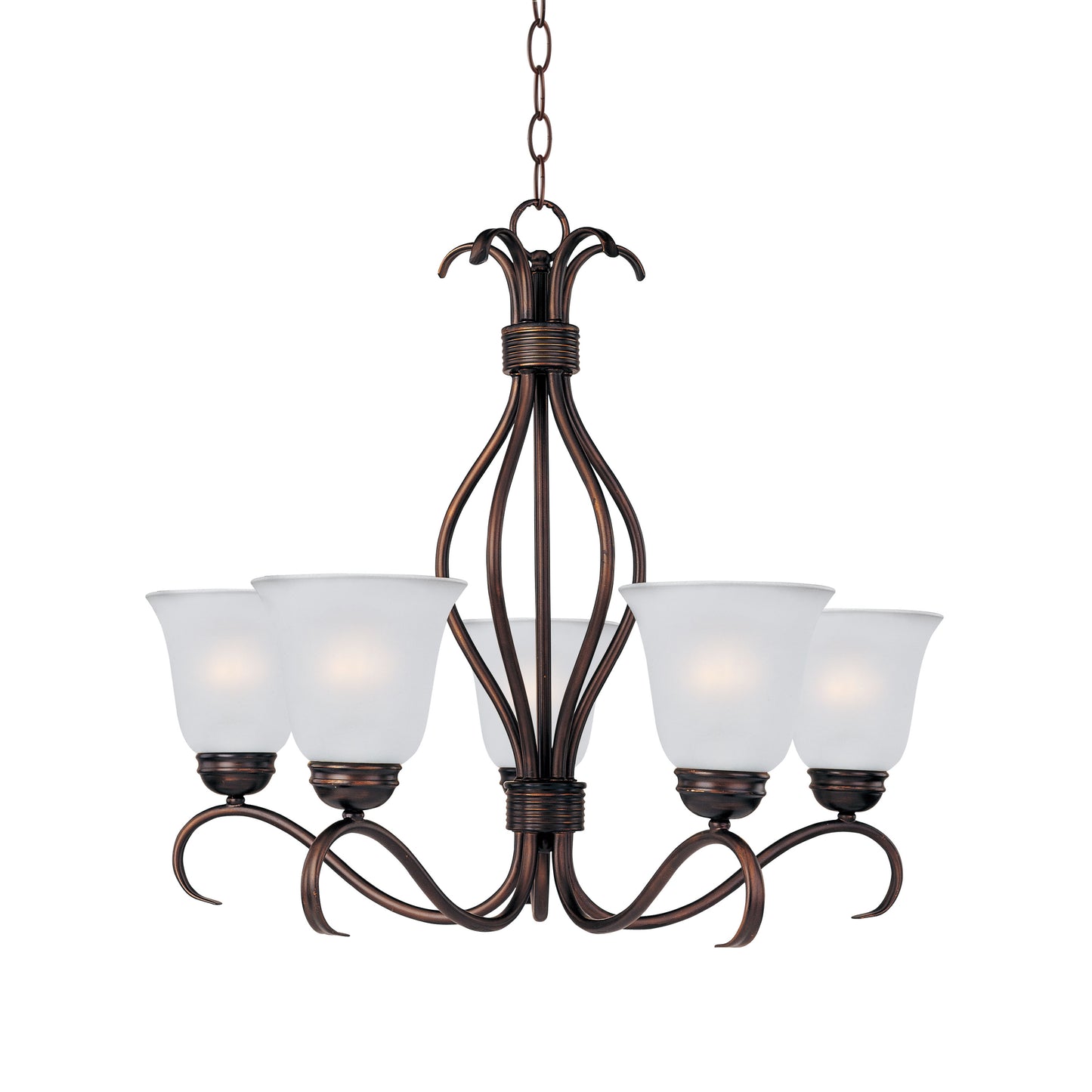 Basix 5-Light Chandelier Oil Rubbed Bronze by Maxim Lighting