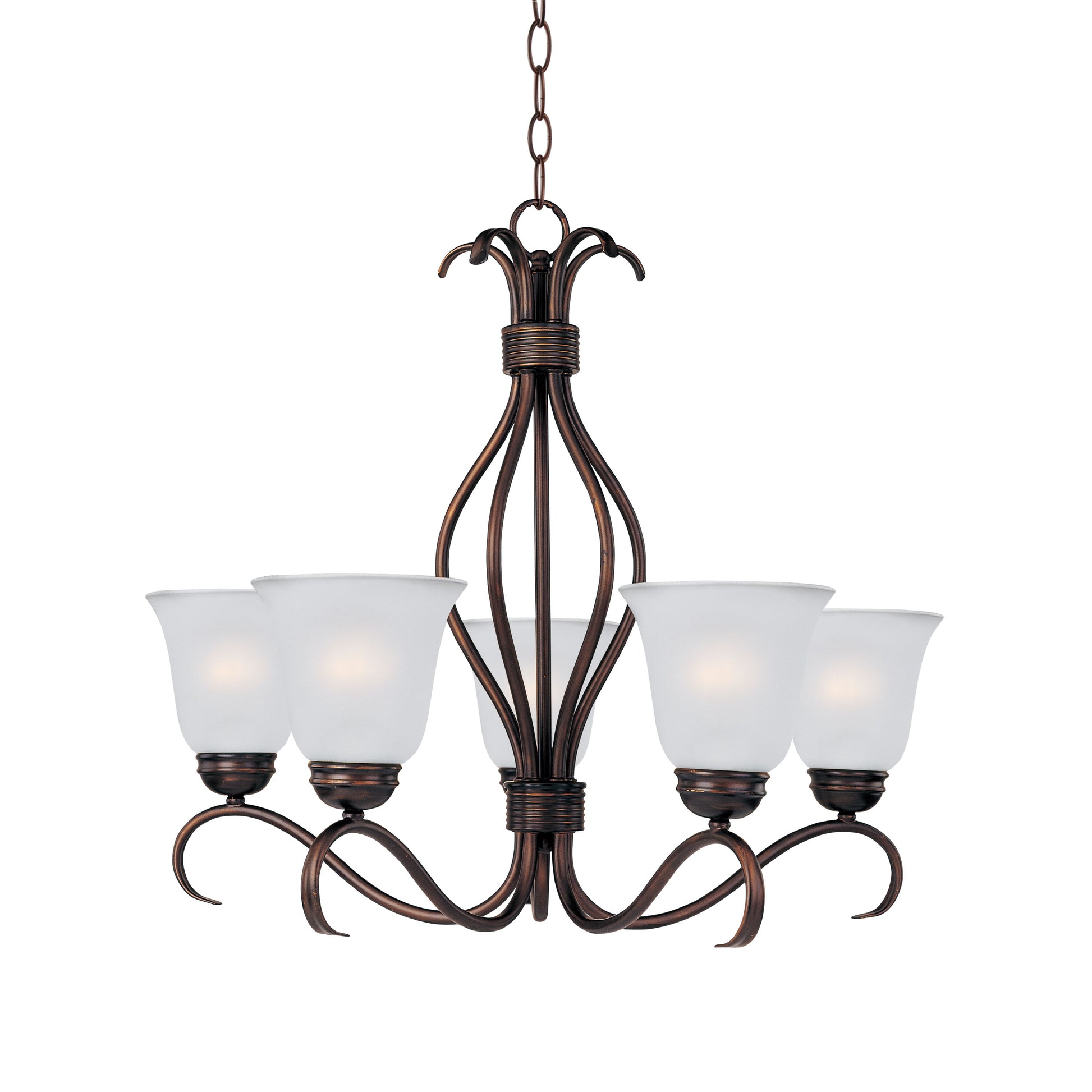 Basix 5-Light Chandelier Oil Rubbed Bronze by Maxim Lighting