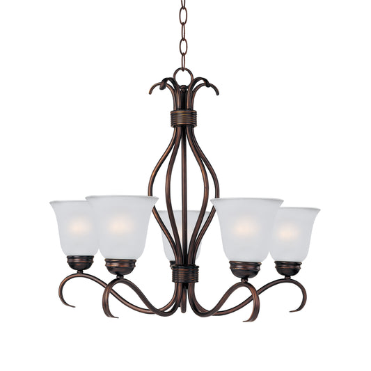 Basix 5-Light Chandelier Oil Rubbed Bronze by Maxim Lighting