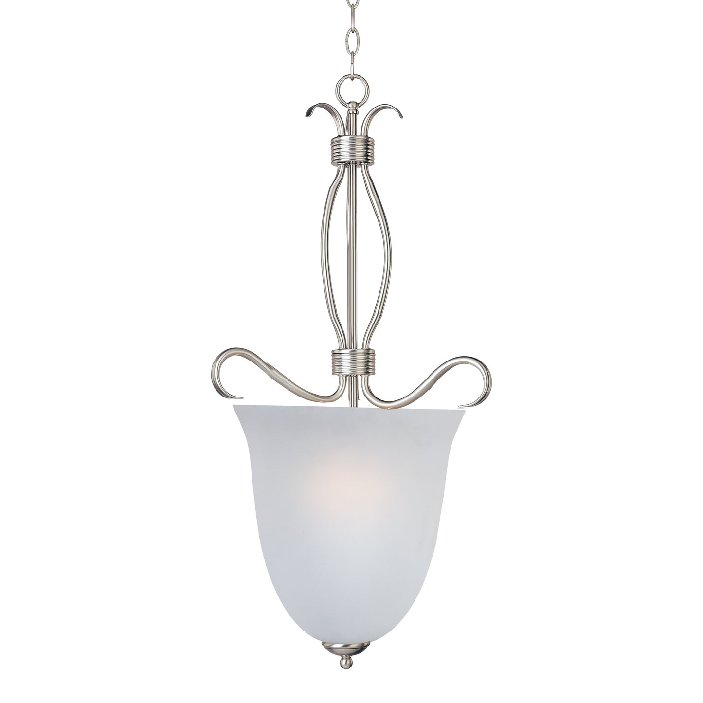 Basix 4-Light Entry Foyer Pendant Satin Nickel by Maxim Lighting