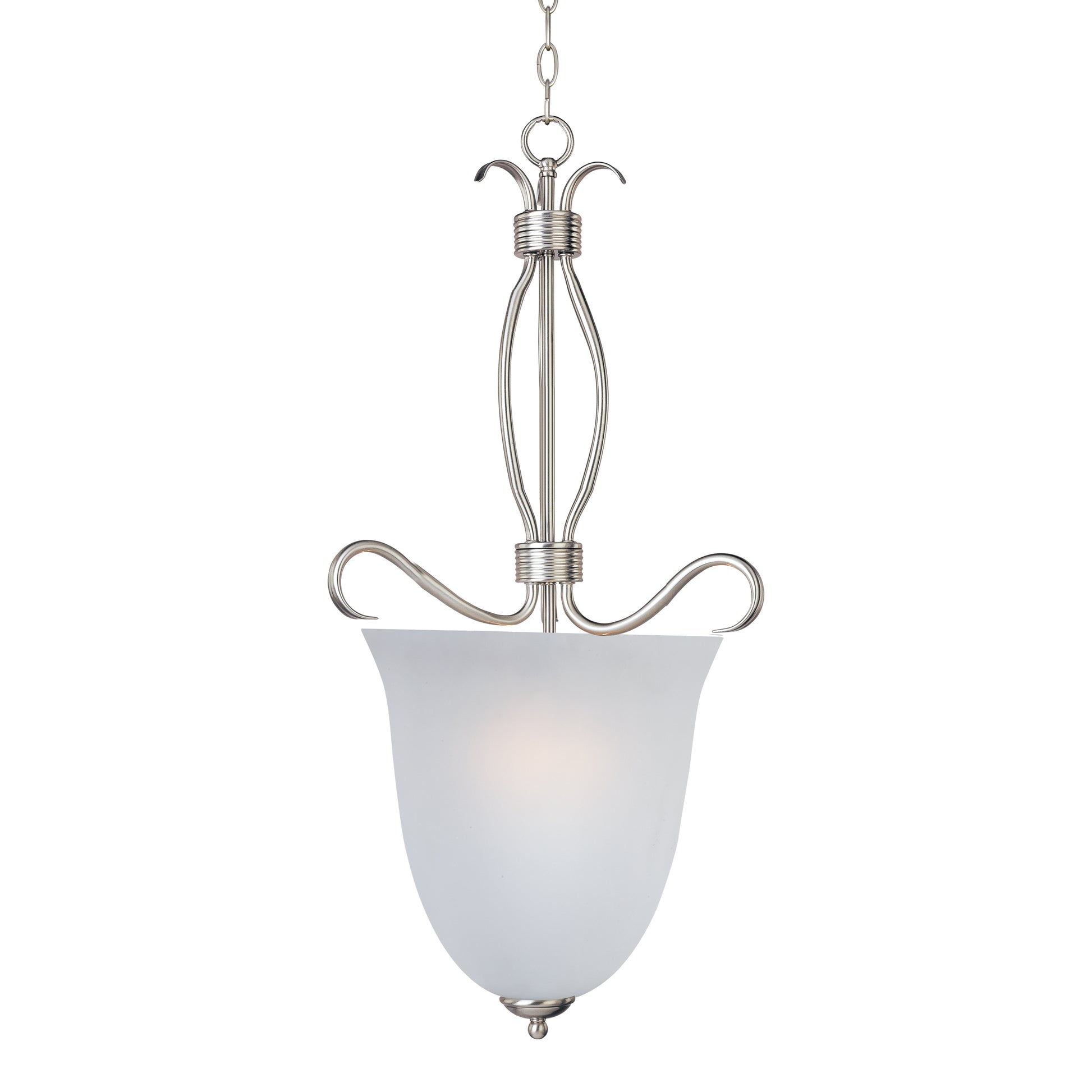 Basix 4-Light Entry Foyer Pendant Satin Nickel by Maxim Lighting