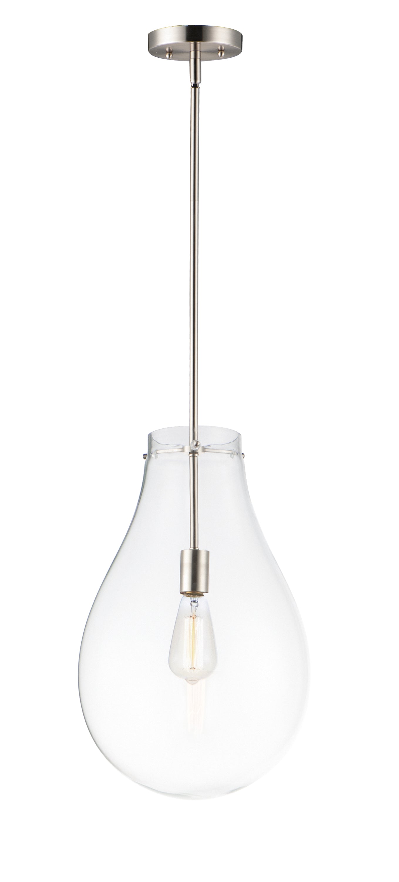 Gourd Pendant Satin Nickel by Maxim Lighting