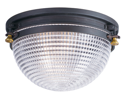 Portside Flush Mount Oil Rubbed Bronze/Antique Brass by Maxim Lighting