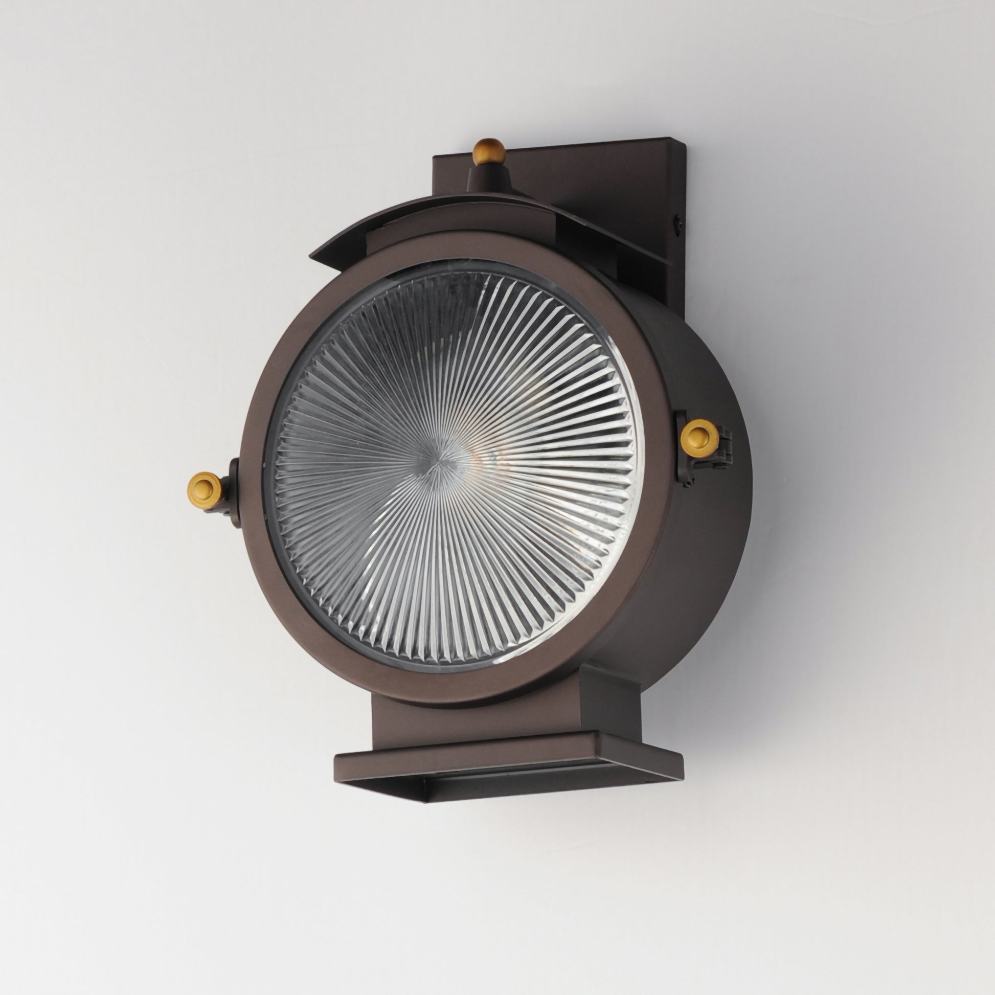Portside Outdoor Wall Sconce Oil Rubbed Bronze/Antique Brass by Maxim Lighting