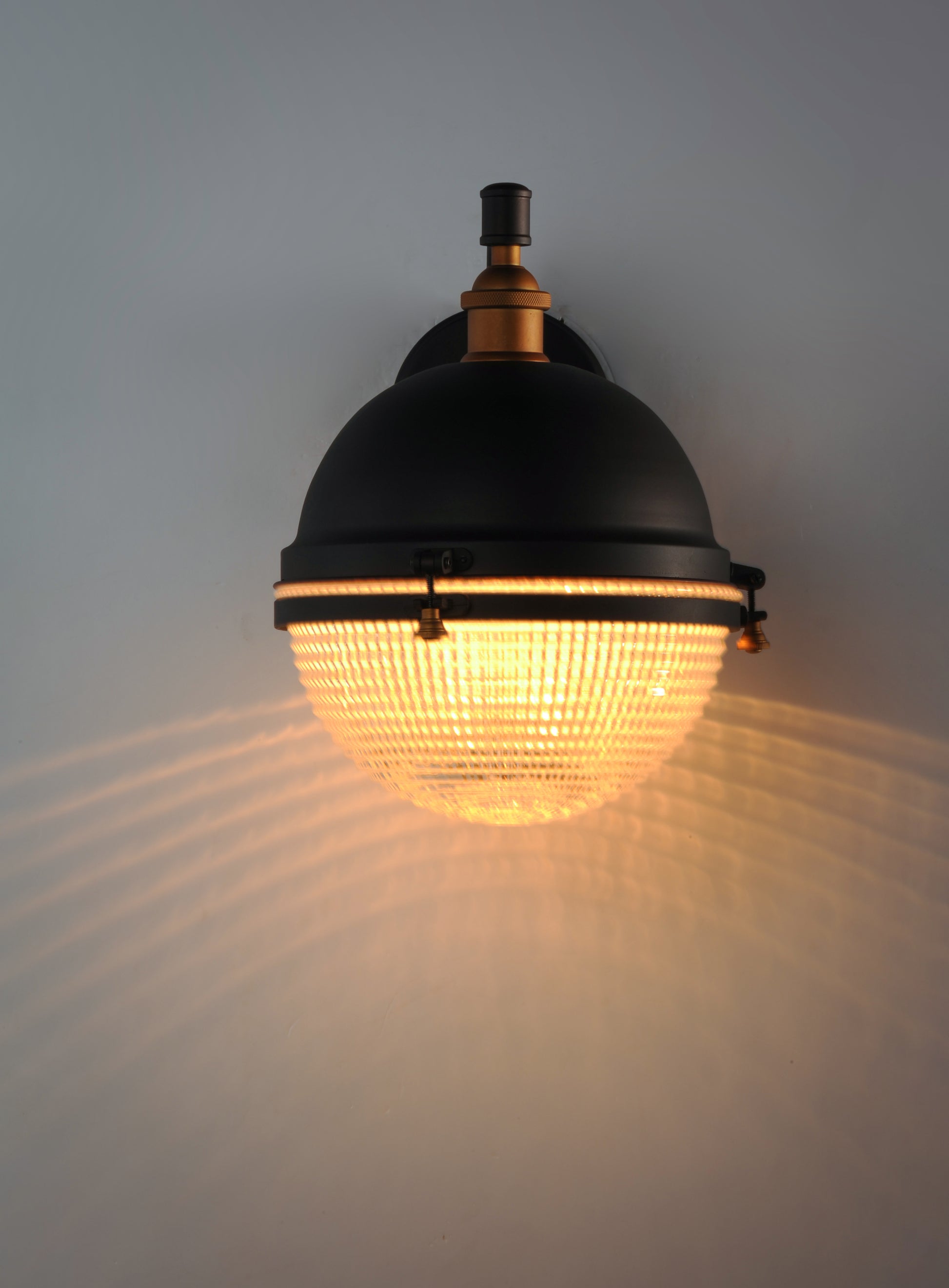Portside 12" Outdoor Wall Sconce Oil Rubbed Bronze/Antique Brass by Maxim Lighting