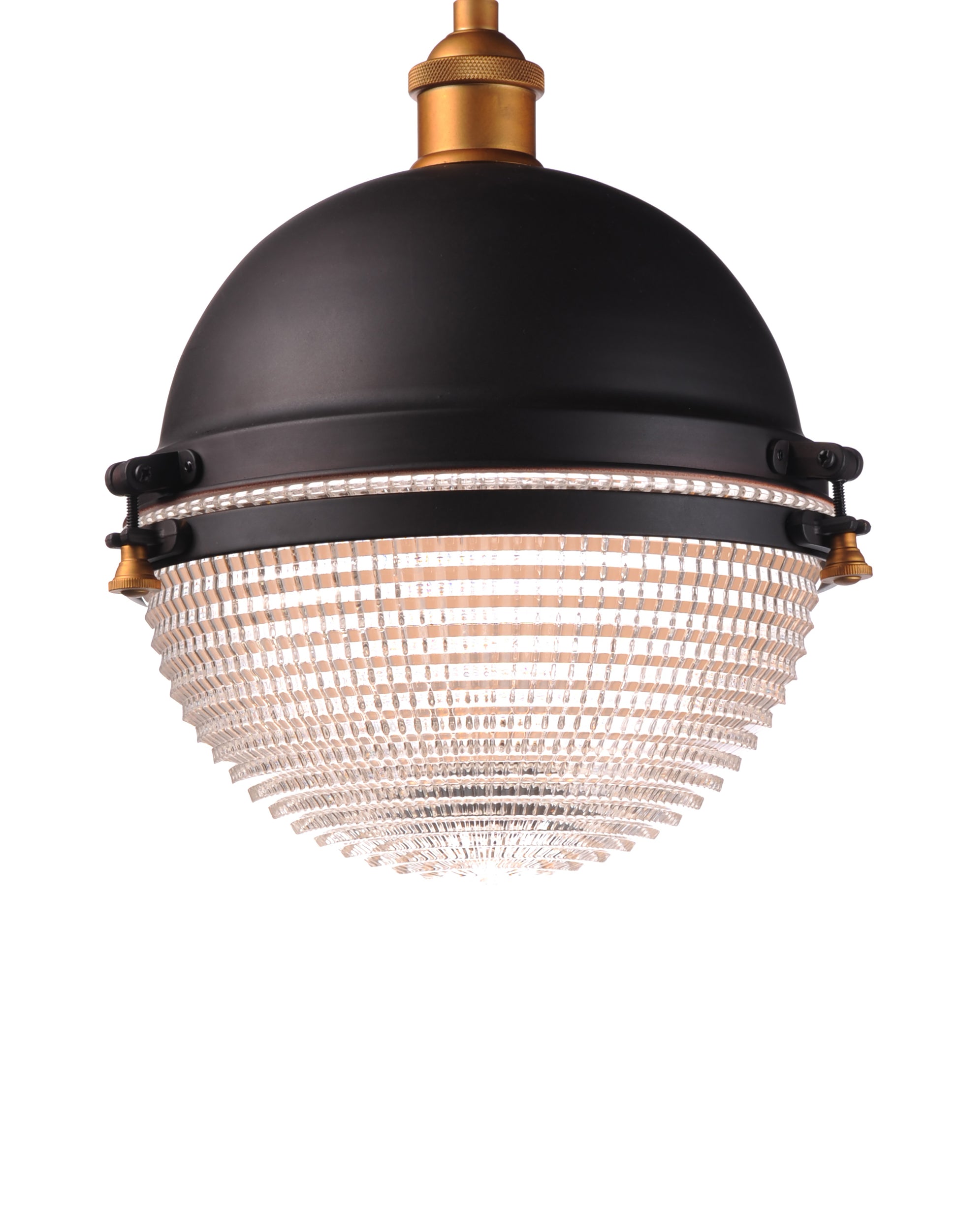 Portside 12" Outdoor Pendant Oil Rubbed Bronze/Antique Brass by Maxim Lighting