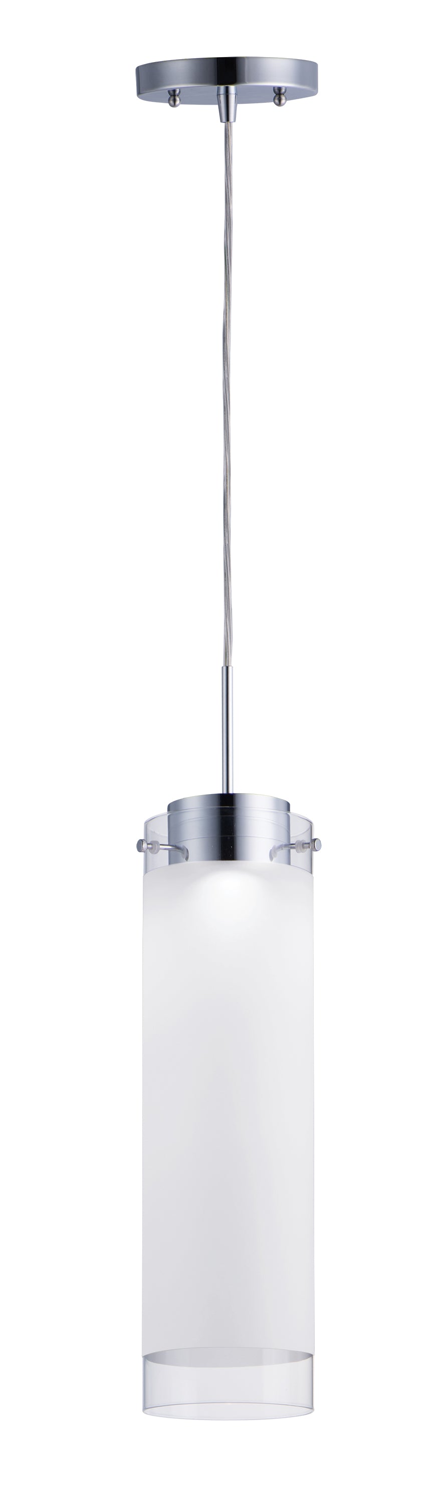 Scope Medium LED Pendant Polished Chrome by Maxim Lighting