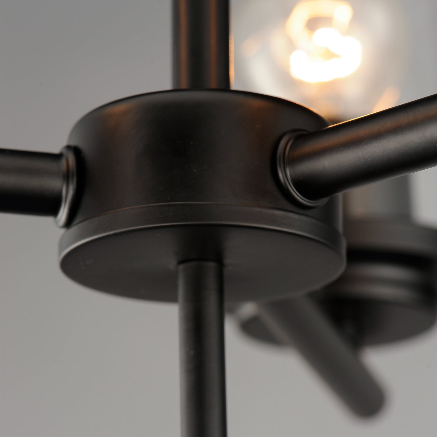 Corona 3-Light Chandelier Black by Maxim Lighting