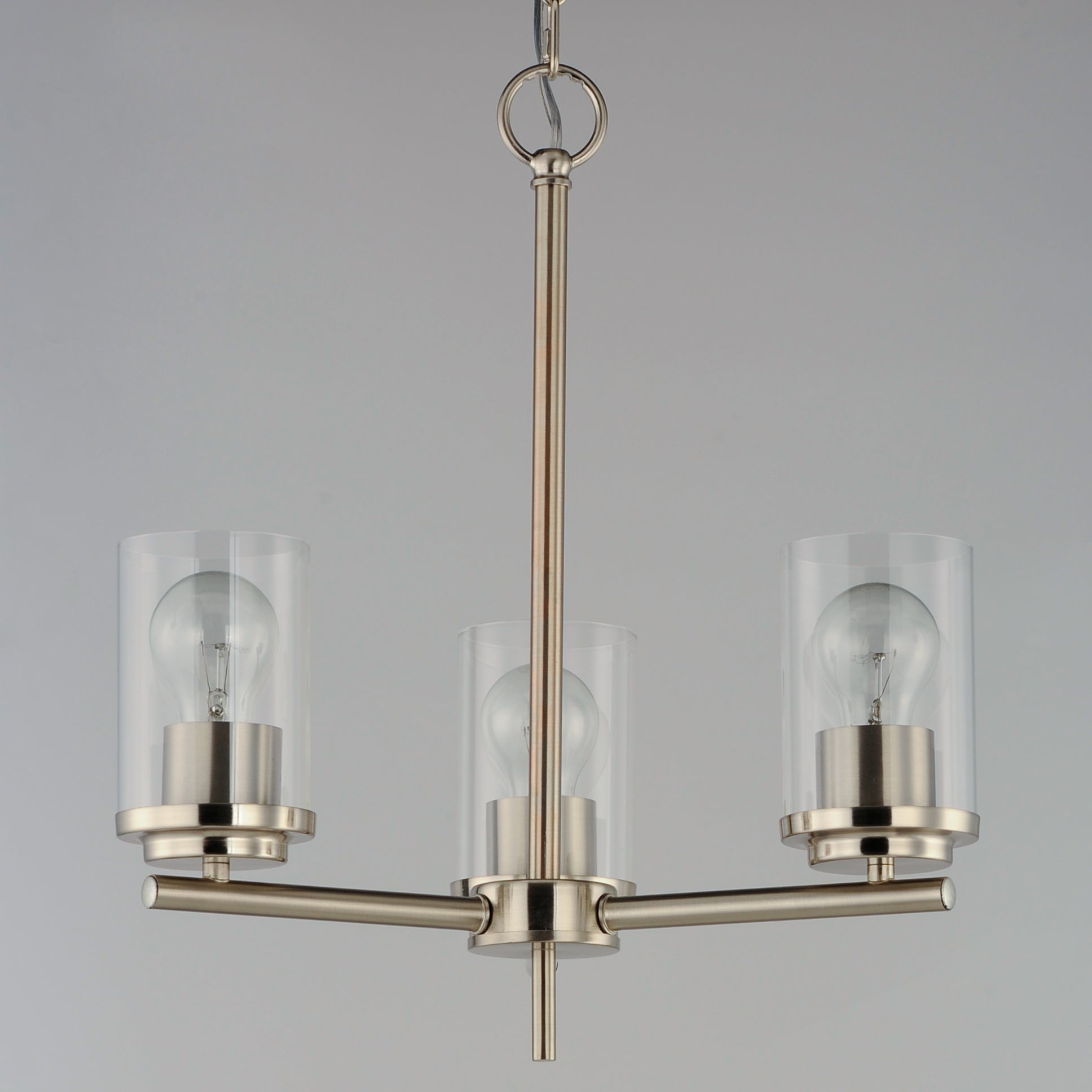 Corona 3-Light Chandelier Satin Nickel by Maxim Lighting