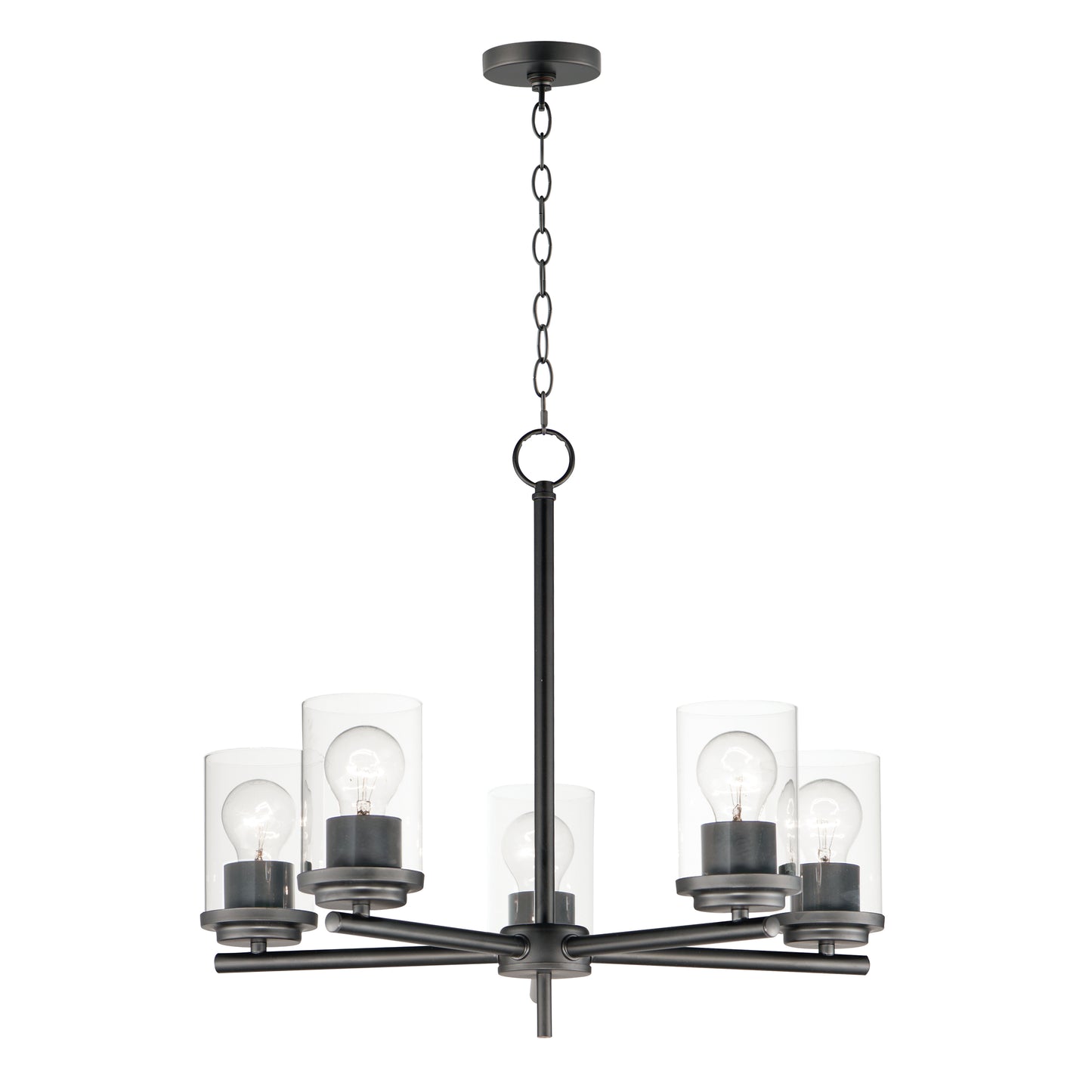 Corona 5-Light Chandelier Black by Maxim Lighting