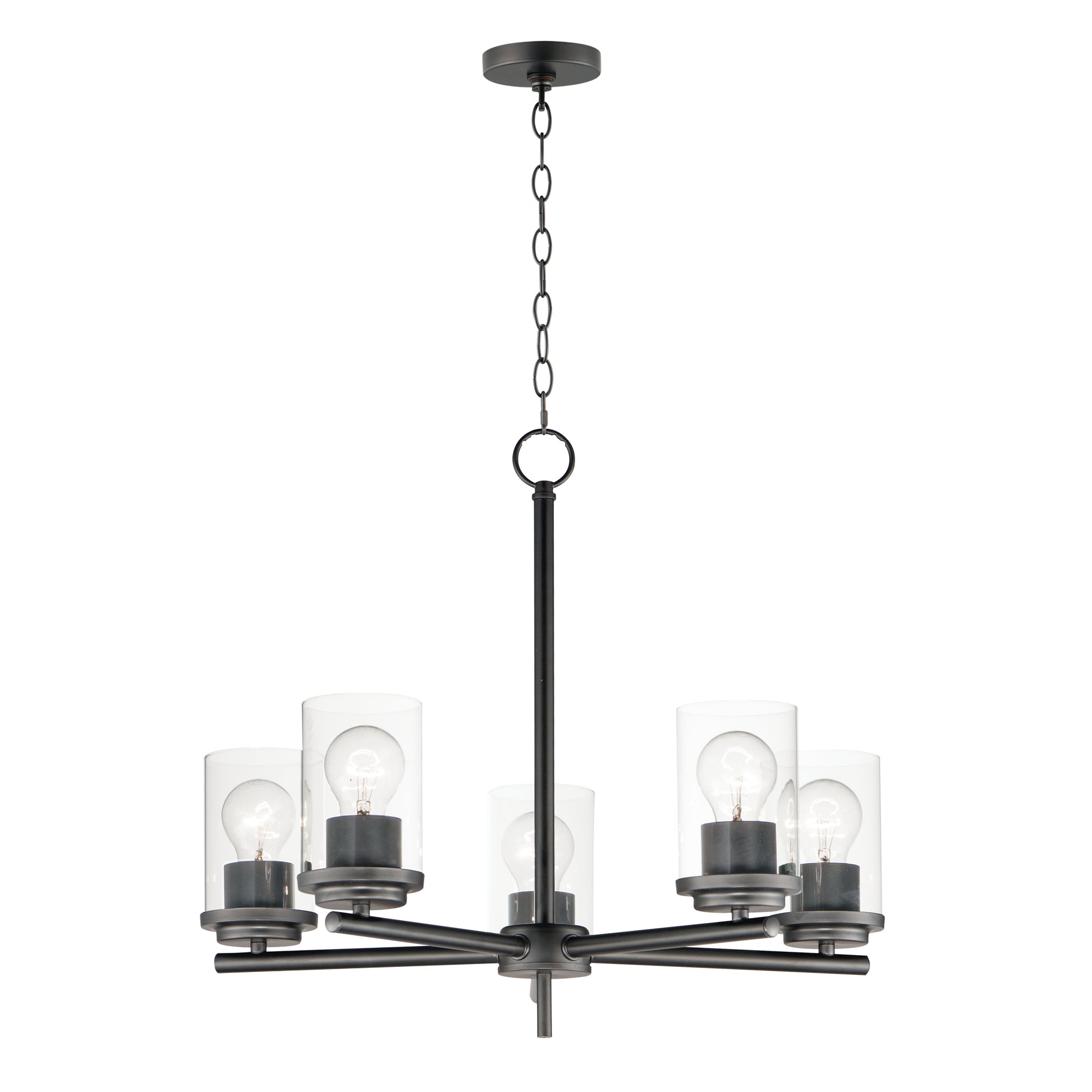 Corona 5-Light Chandelier Black by Maxim Lighting