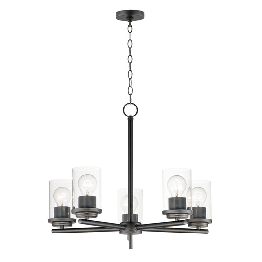 Corona 5-Light Chandelier Black by Maxim Lighting