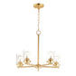 Corona 5-Light Chandelier Satin Brass by Maxim Lighting