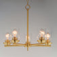 Corona 5-Light Chandelier Satin Brass by Maxim Lighting