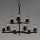 Corona 9-Light Chandelier Black by Maxim Lighting