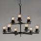Corona 9-Light Chandelier Black by Maxim Lighting