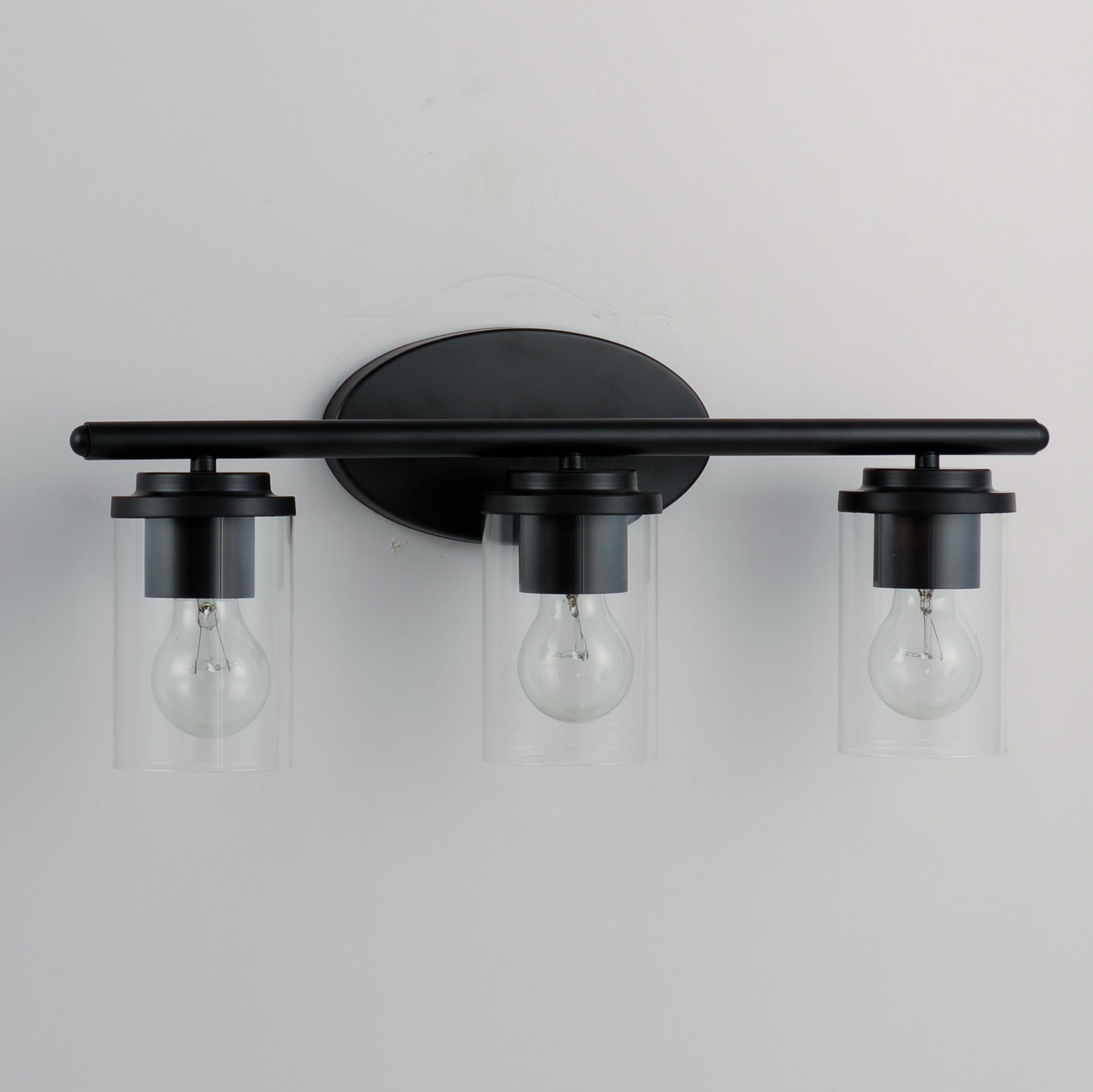 Corona 3-Light Bath Vanity Black by Maxim Lighting