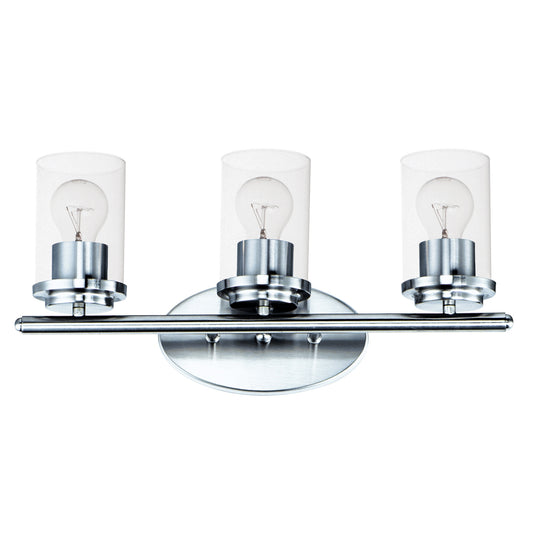 Corona 3-Light Bath Vanity Polished Chrome by Maxim Lighting