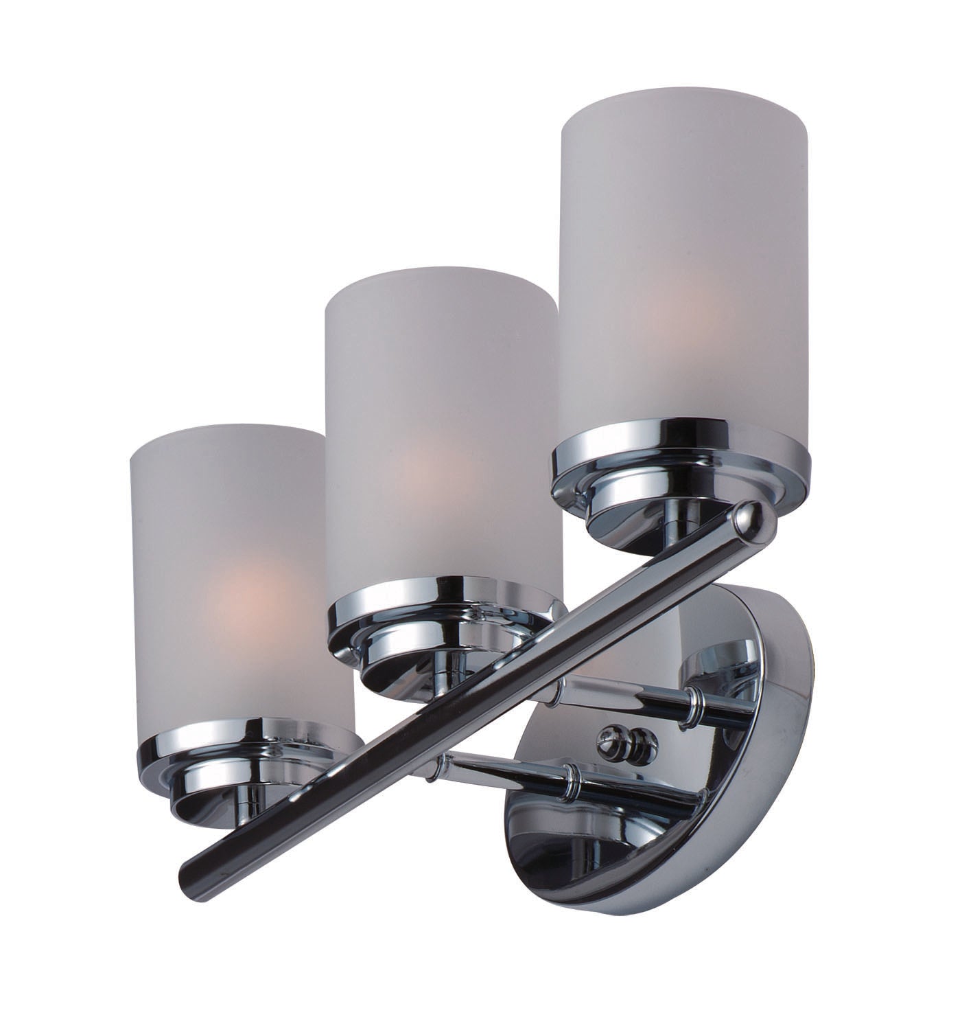 Corona 3-Light Bath Vanity Polished Chrome by Maxim Lighting