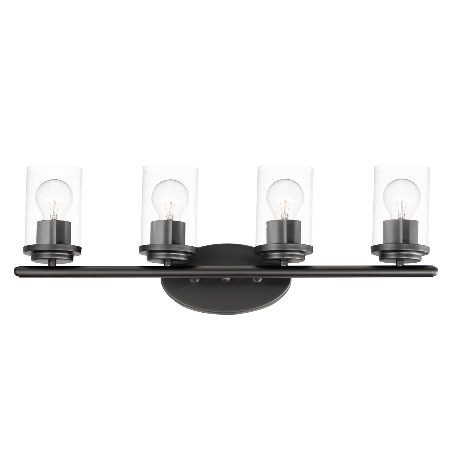 Corona 4-Light Bath Vanity Black by Maxim Lighting