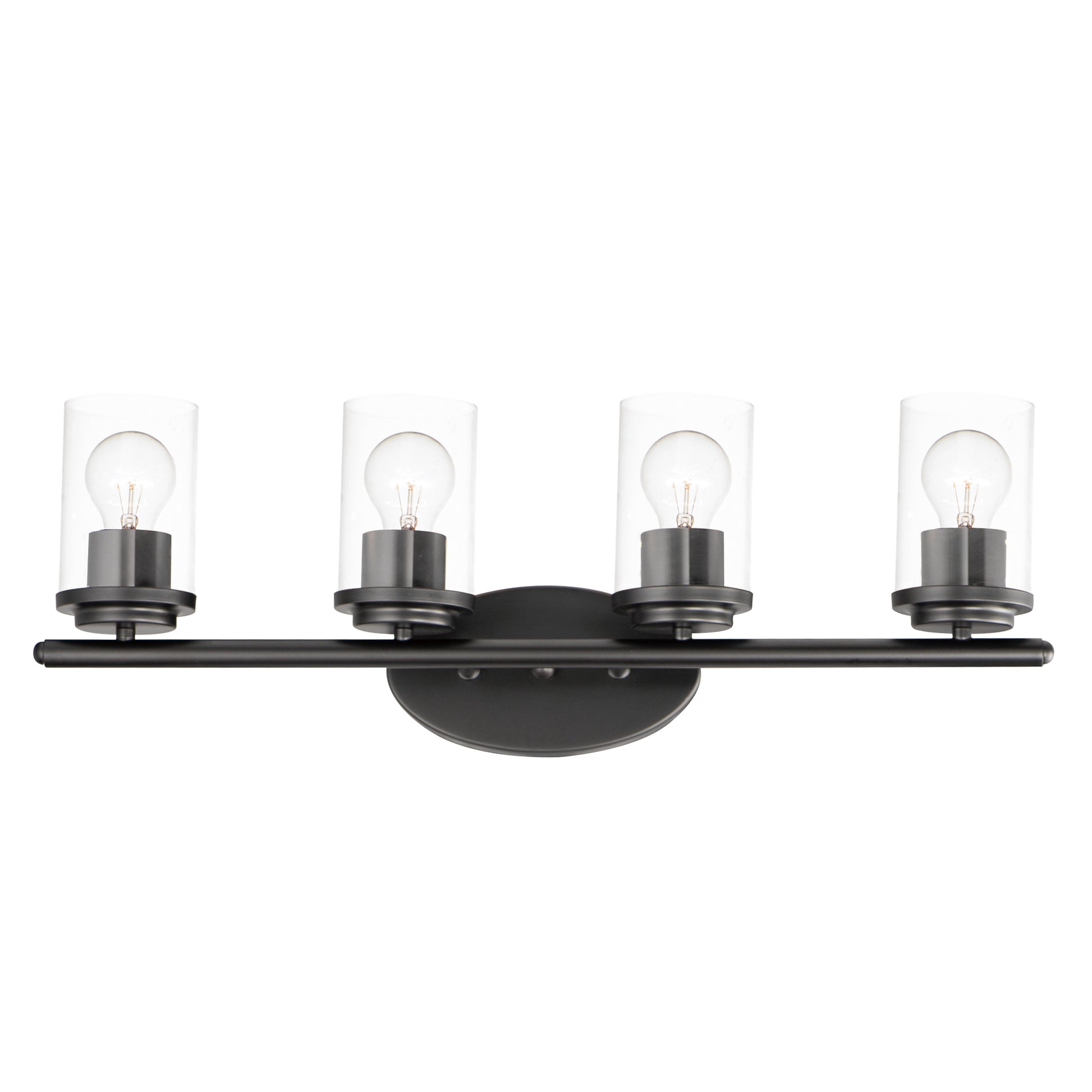 Corona 4-Light Bath Vanity Black by Maxim Lighting