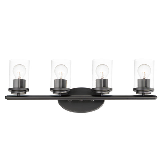 Corona 4-Light Bath Vanity Black by Maxim Lighting