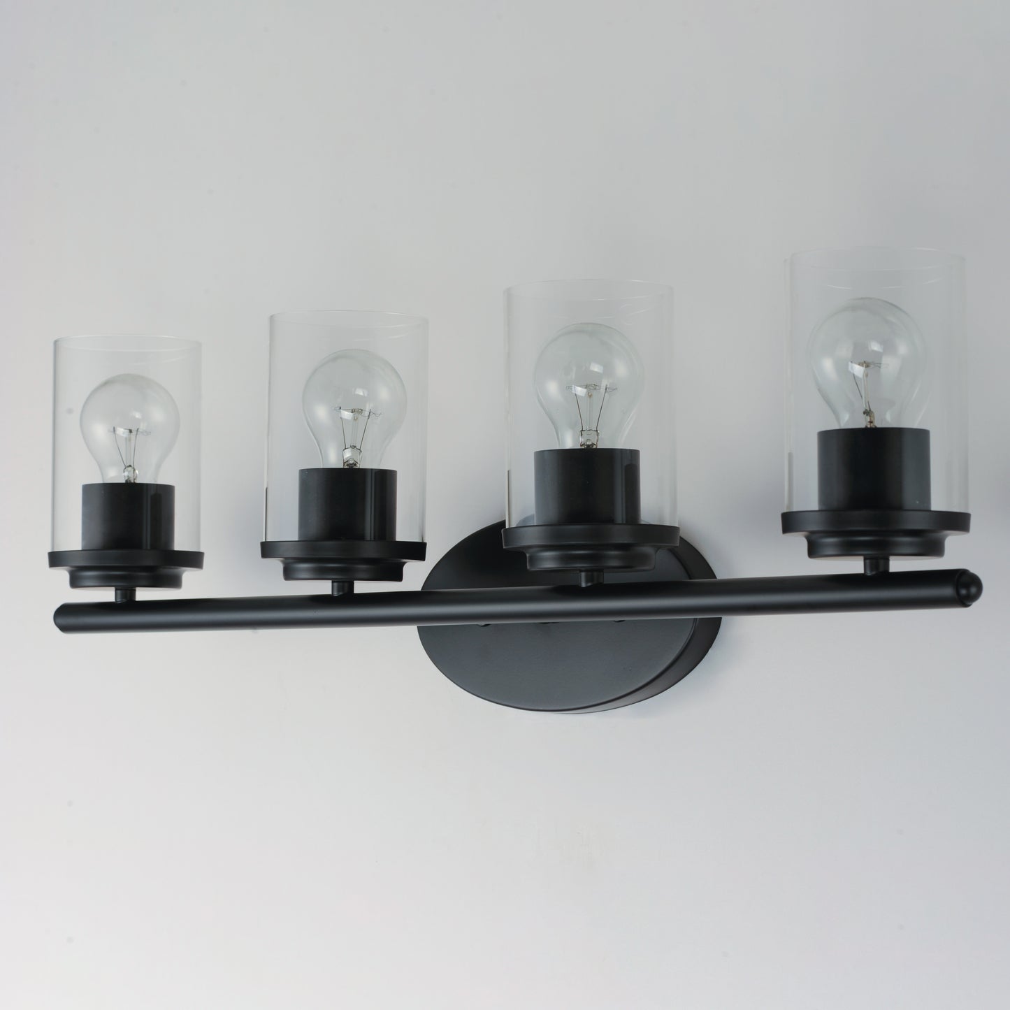 Corona 4-Light Bath Vanity Black by Maxim Lighting