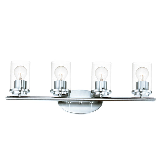 Corona 4-Light Bath Vanity Polished Chrome by Maxim Lighting
