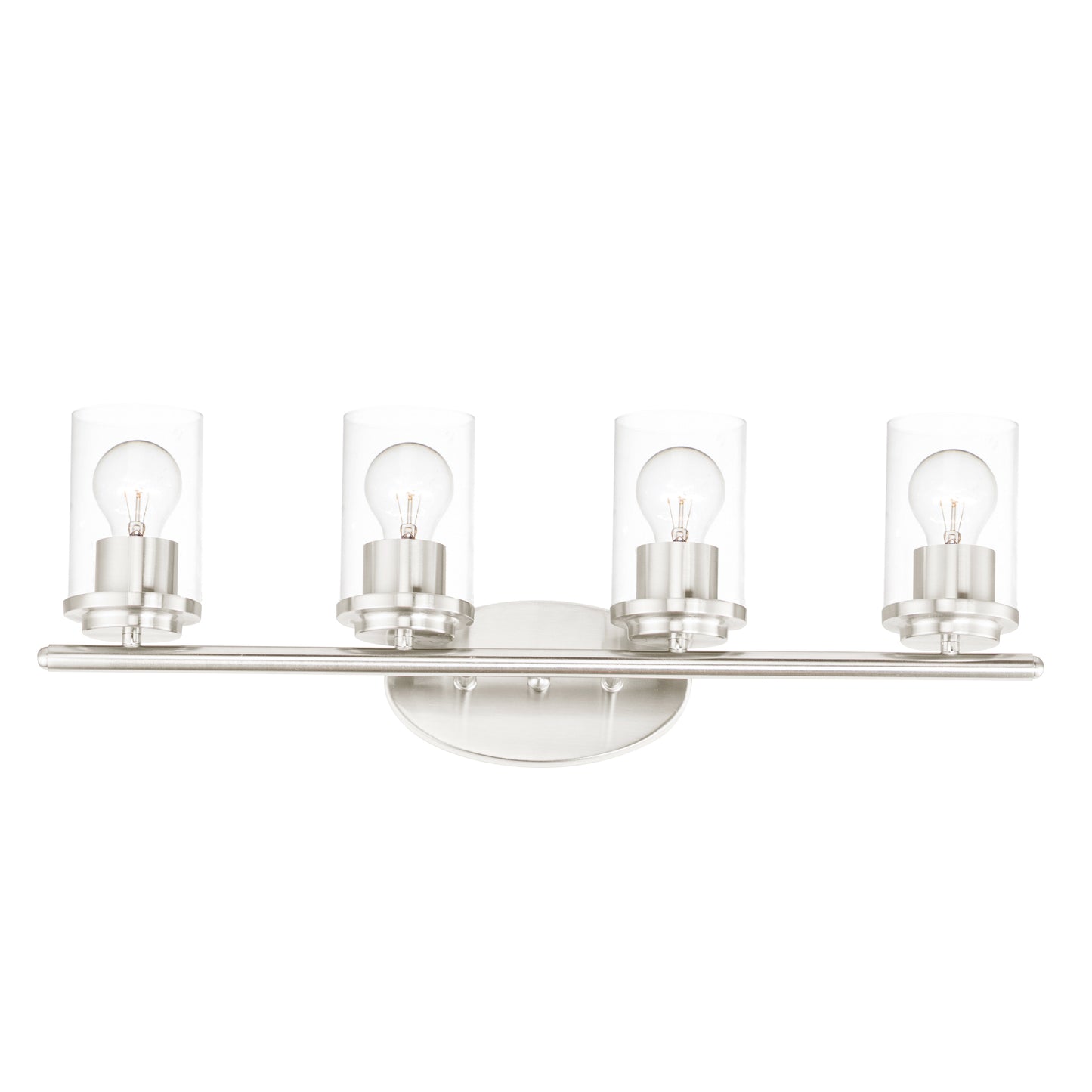 Corona 4-Light Bath Vanity Satin Nickel by Maxim Lighting