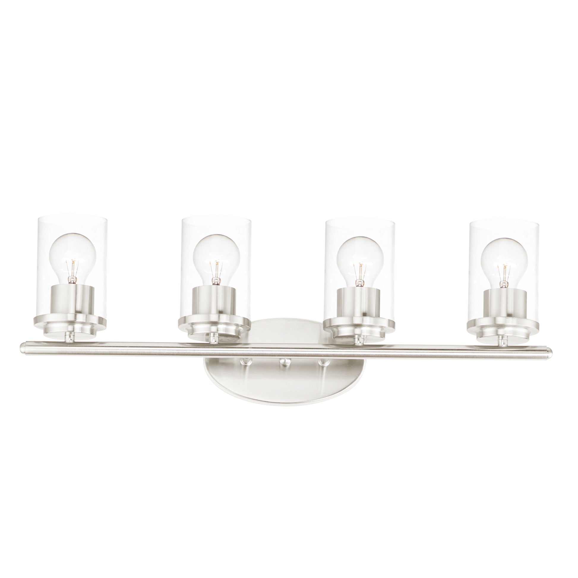 Corona 4-Light Bath Vanity Satin Nickel by Maxim Lighting