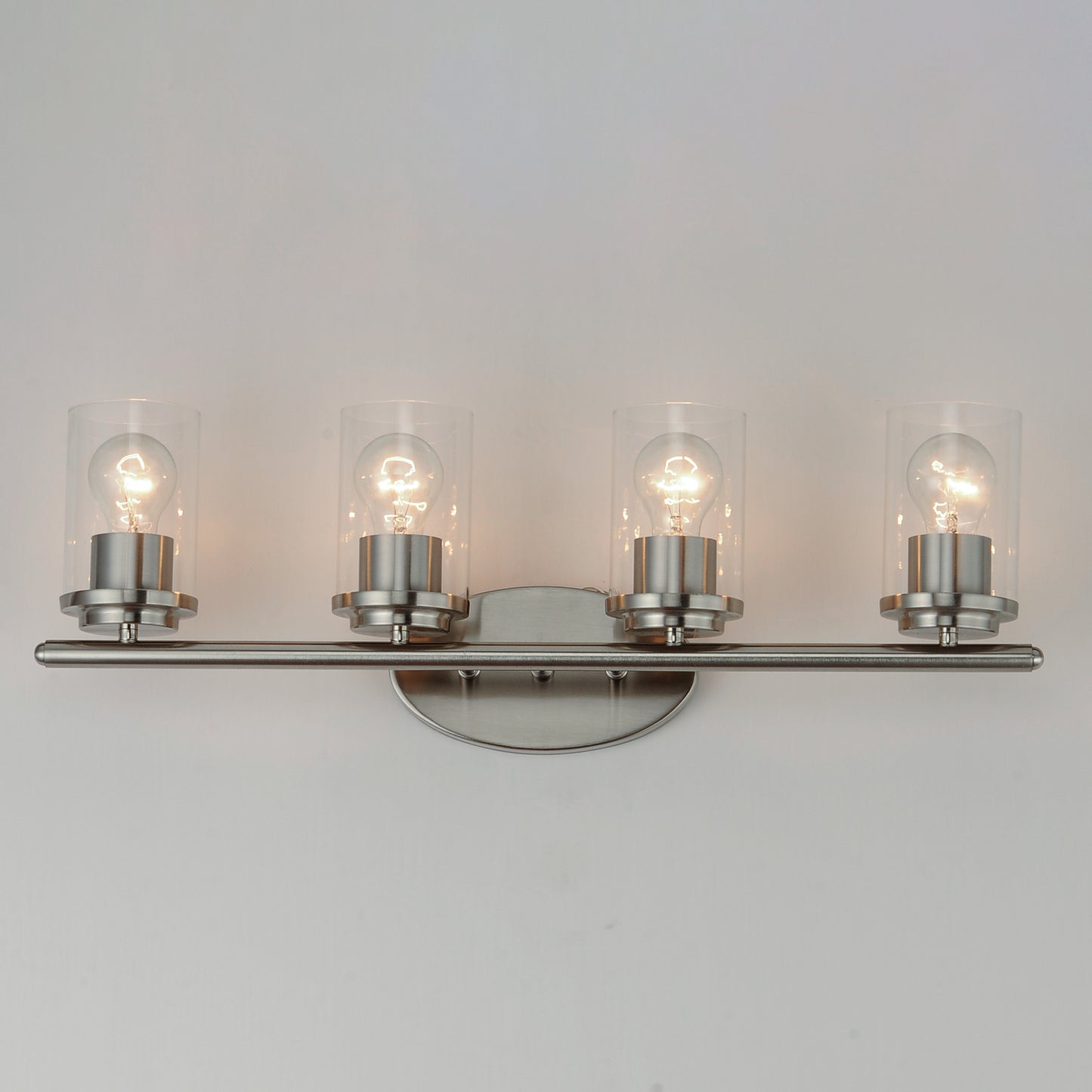 Corona 4-Light Bath Vanity Satin Nickel by Maxim Lighting