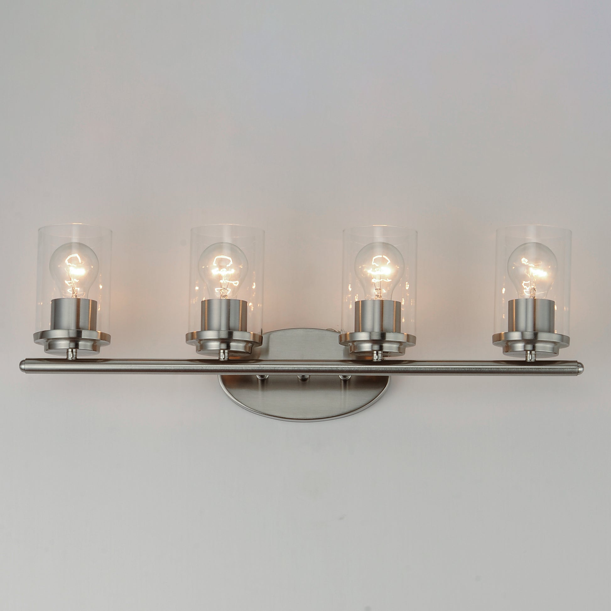 Corona 4-Light Bath Vanity Satin Nickel by Maxim Lighting