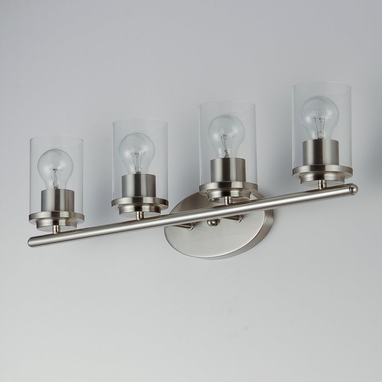 Corona 4-Light Bath Vanity Satin Nickel by Maxim Lighting