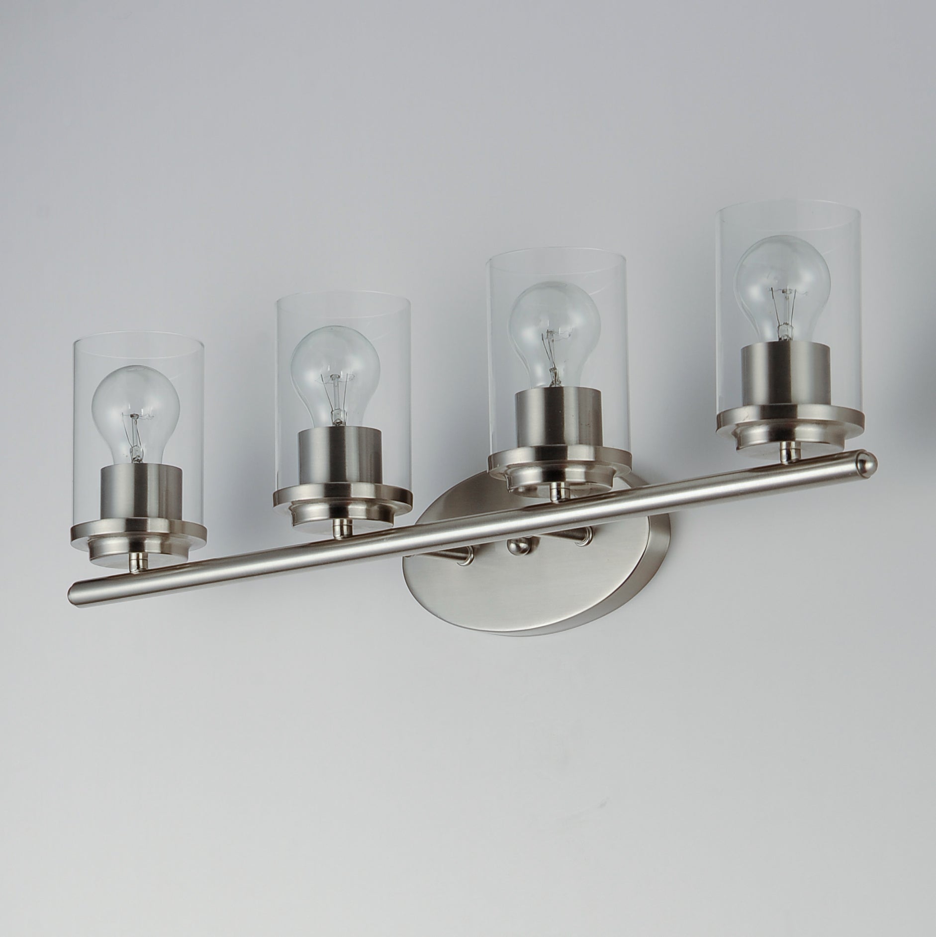 Corona 4-Light Bath Vanity Satin Nickel by Maxim Lighting