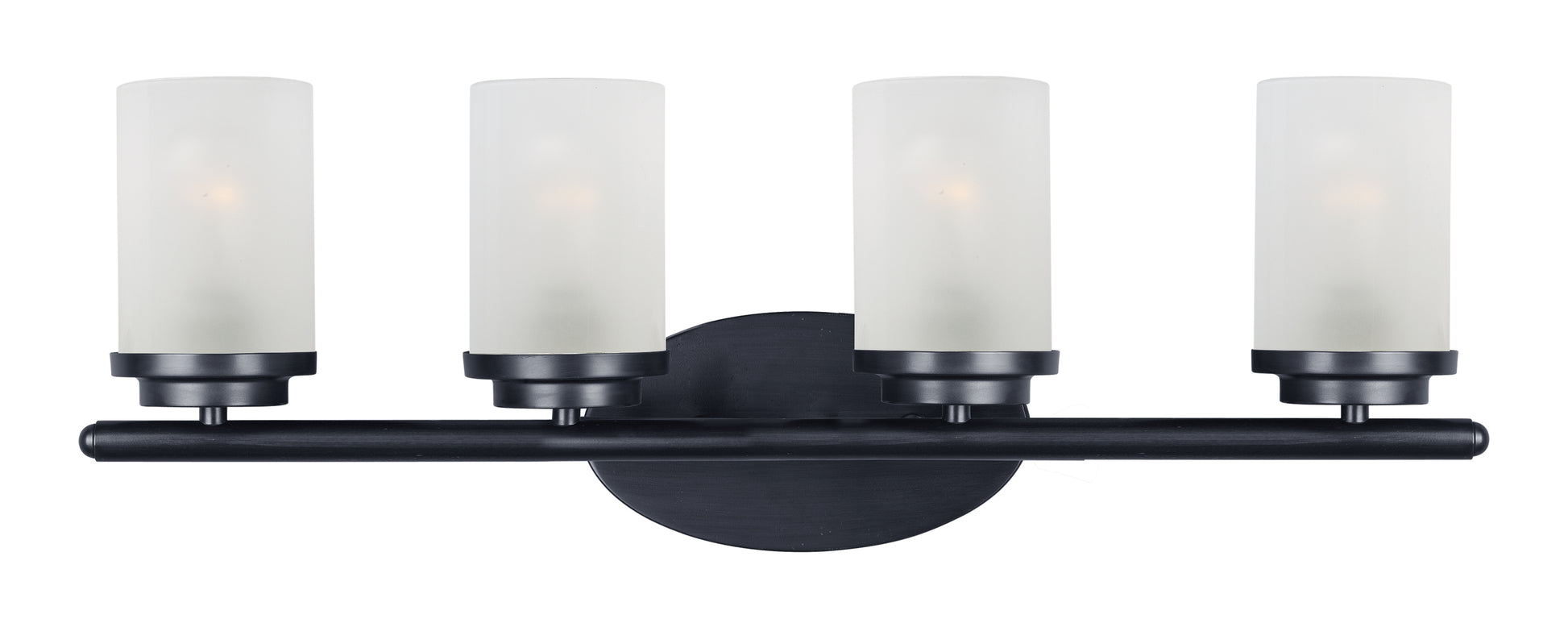 Corona 4-Light Bath Vanity Black by Maxim Lighting