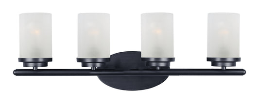 Corona 4-Light Bath Vanity Black by Maxim Lighting